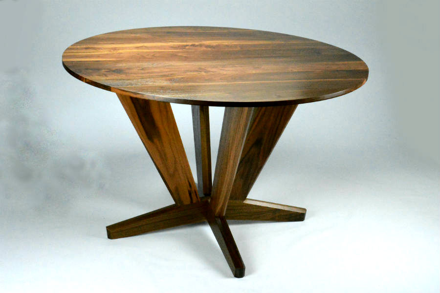 Custom made timber furniture Round-Dining-Table